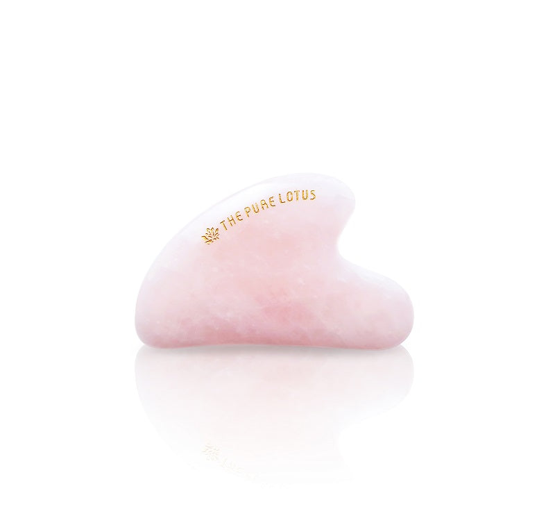 [the pure lotus] Rose Quartz Guasha - glass skin.