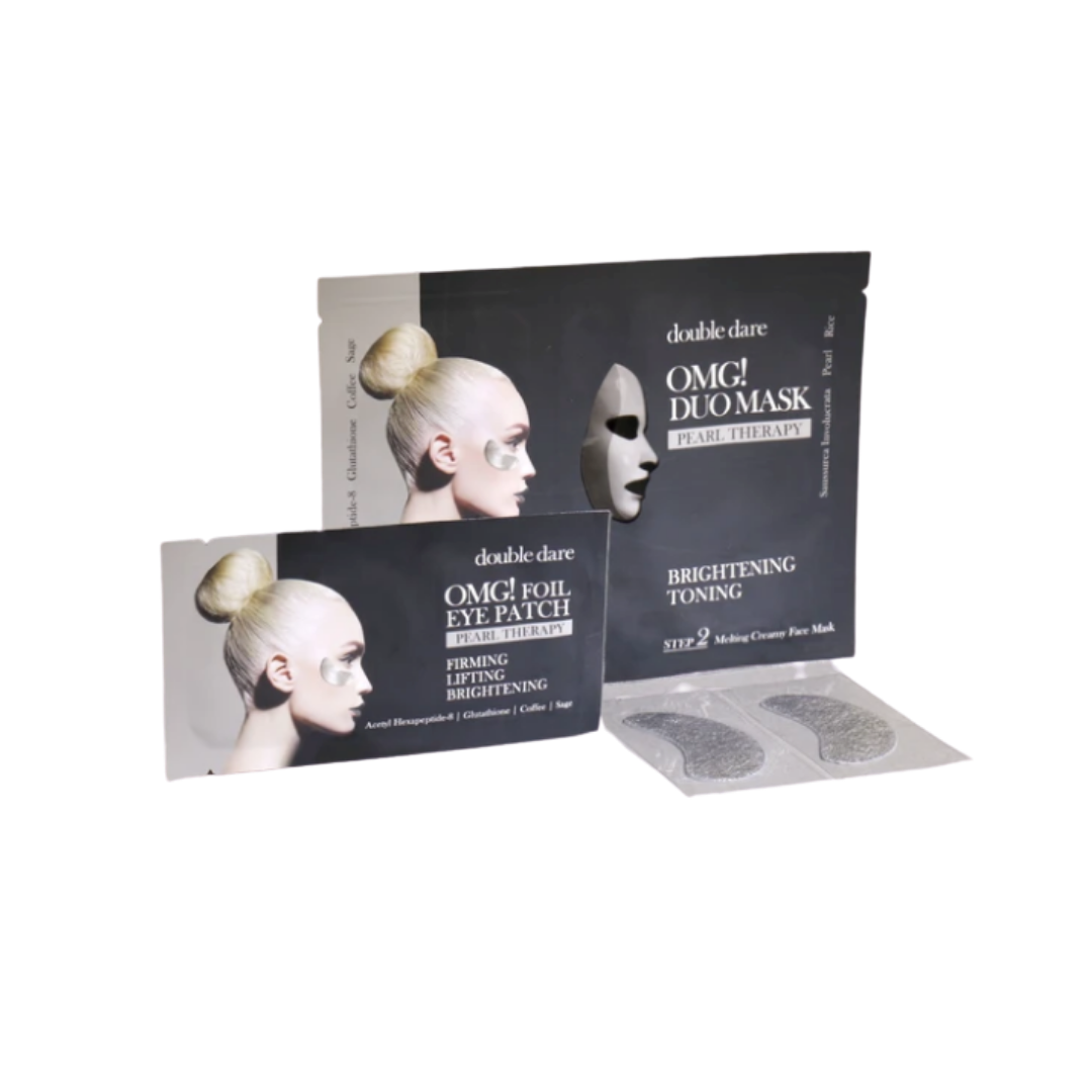 [DOULBEDARE] OMG! FOIL EYE PATCH - PEARL THERAPY - glass skin.