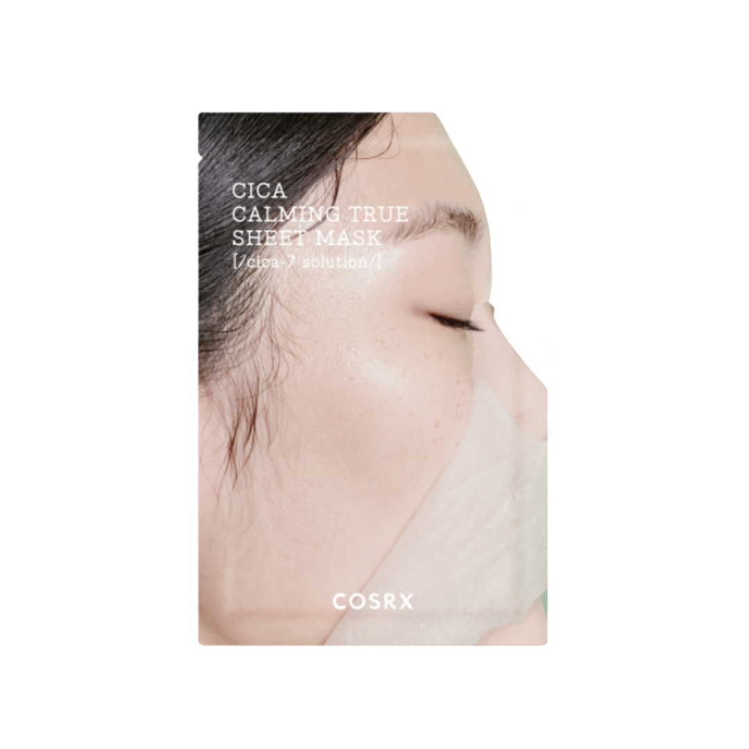 [COSRX] Pure Fit Cica Calming True Sheet Mask - glass skin.