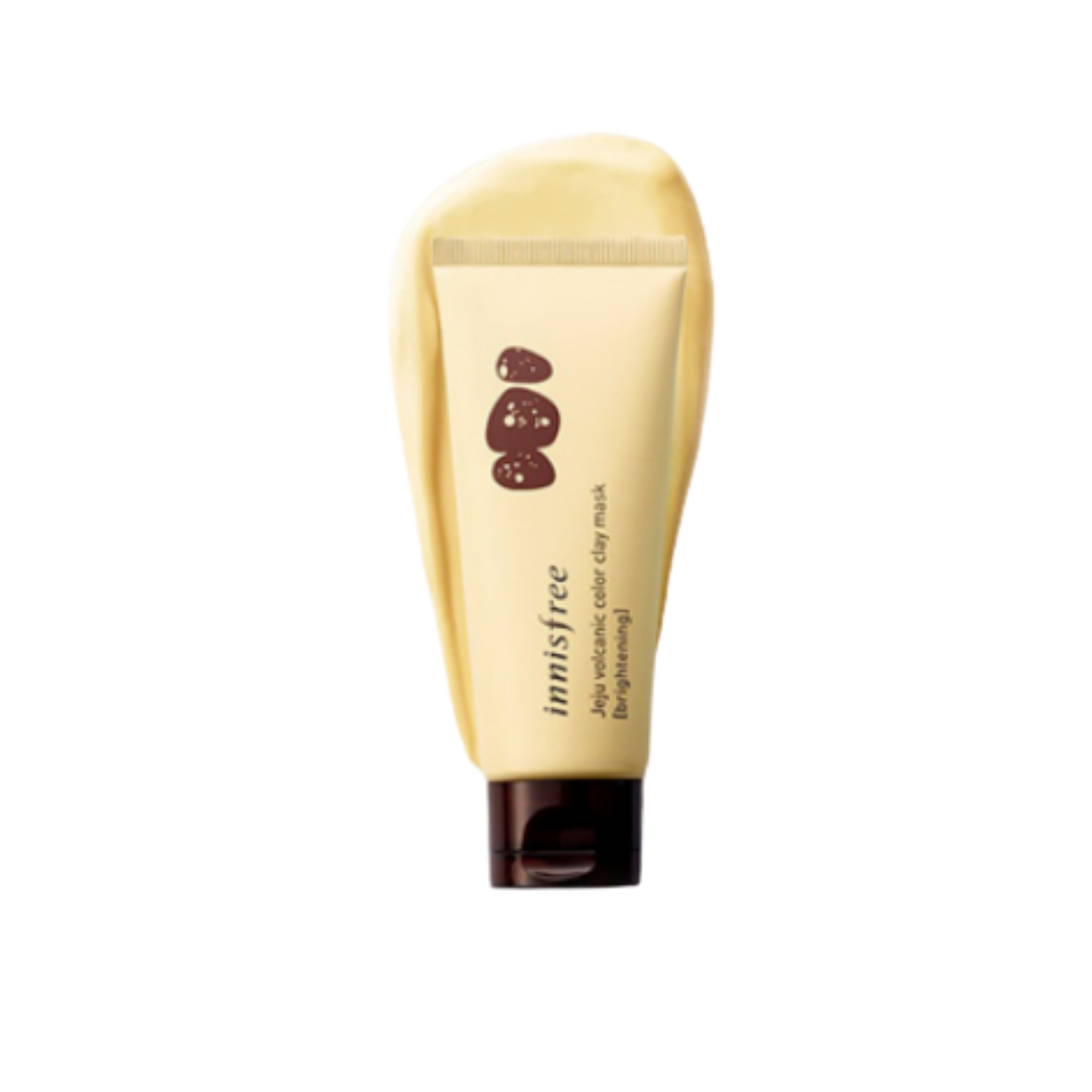 [Innisfree] Jeju volcanic color clay mask -Yellow- Brightening - glass skin.