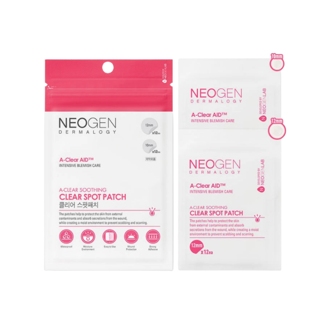 [Neogen] A-CLEAR AID SOOTHING SPOT PATCH - glass skin.