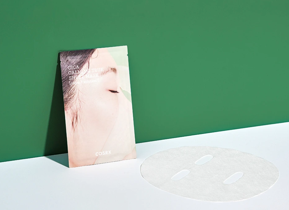 [COSRX] Pure Fit Cica Calming True Sheet Mask - glass skin.