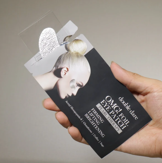 [DOULBEDARE] OMG! FOIL EYE PATCH - PEARL THERAPY - glass skin.