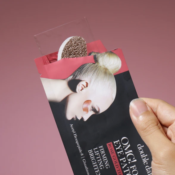 [DOULBEDARE] OMG! Foil Eye Patch - Rose Gold - glass skin.