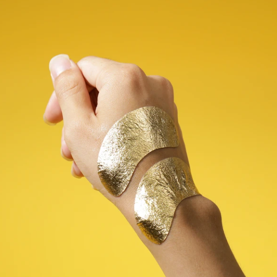 [DOULBEDARE] OMG! FOIL EYE PATCH - GOLD THERAPY - glass skin.